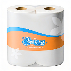 4-pack of SoftCloud Family rolls