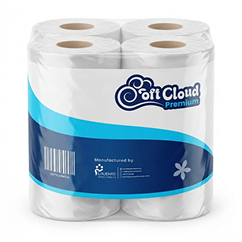 4-pack of SoftCloud Premium rolls